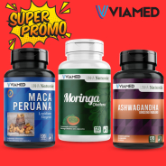 Combo 1 Moringa 1 Ashwagandha 1 Maca Peruana 120 Cpas 1500mg