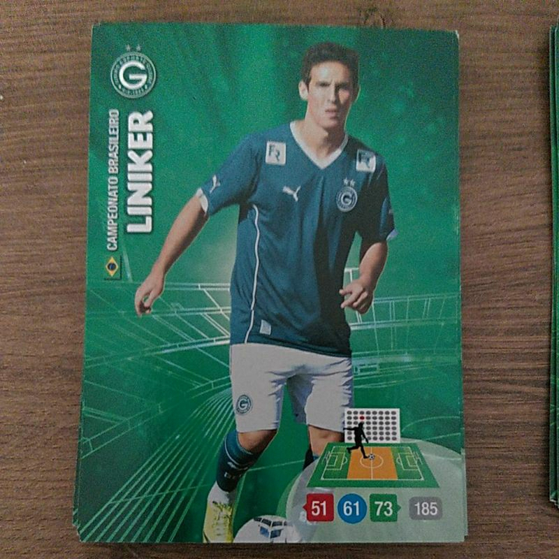Card 291 - LINIKER - GOIÁS, Panini Adrenalyn XL do Campeonato Brasileiro de 2014