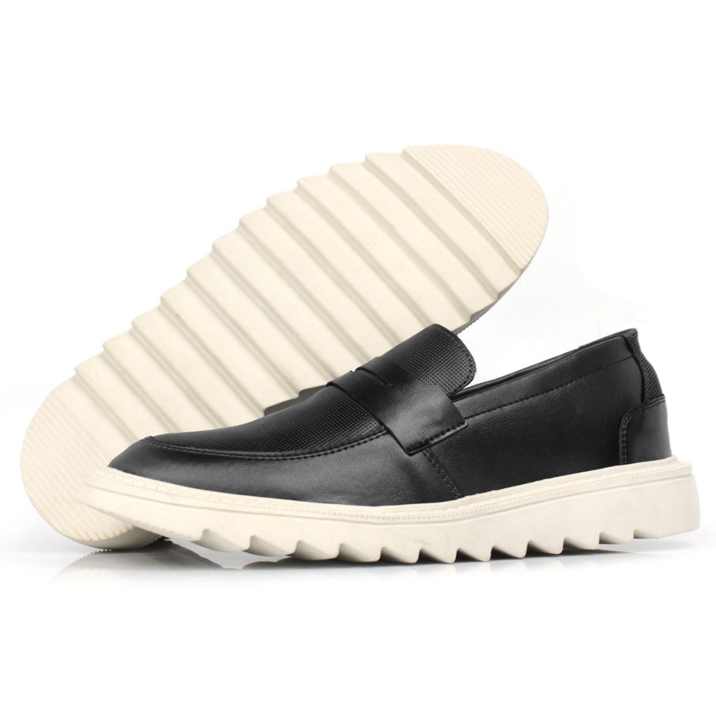 Sapato Mocassim Casual Masculino Solado Tratorado Social Oxford Loafer Envio Rapido