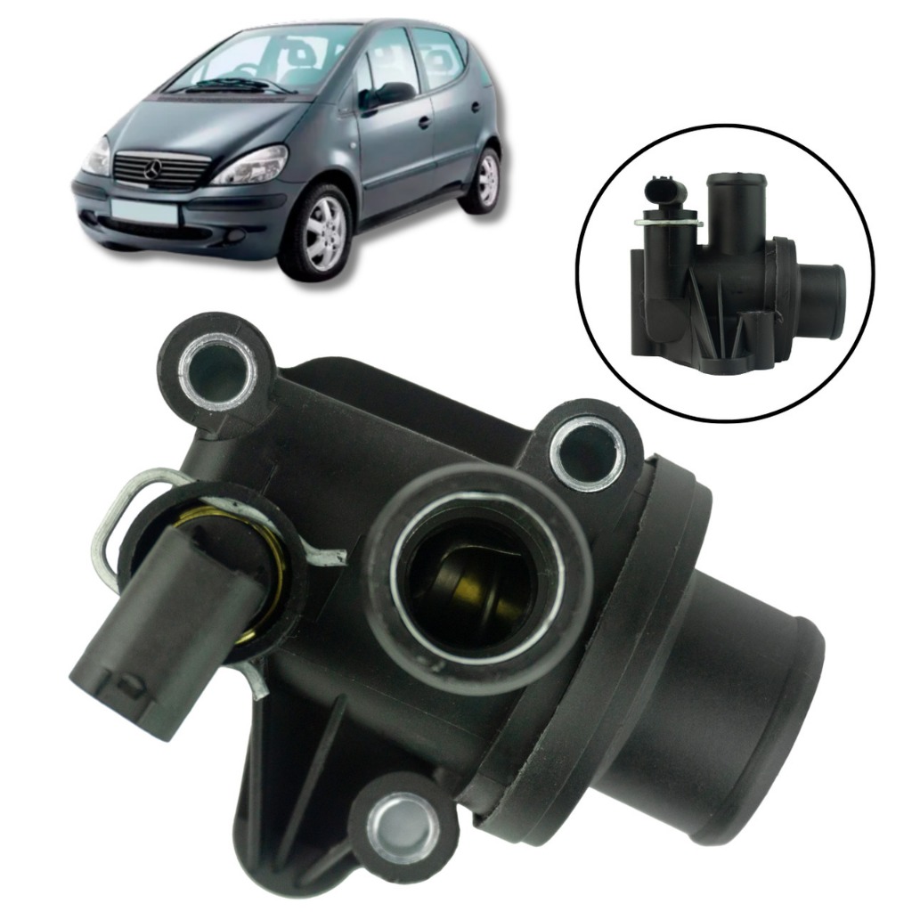 CARCAÇA C/ VÁLVULA TERMOSTÁTICA MERCEDES A160 1.6 8V 1999/2005 em Oferta na Shopee