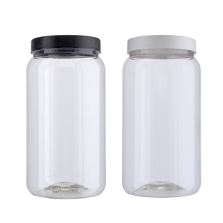 02 Pote 1.500 Ml Pet Cristal Tampa Rosca Vazio, Bolachas Gourmet, Suspiros, Biscoitos em Oferta na Shopee