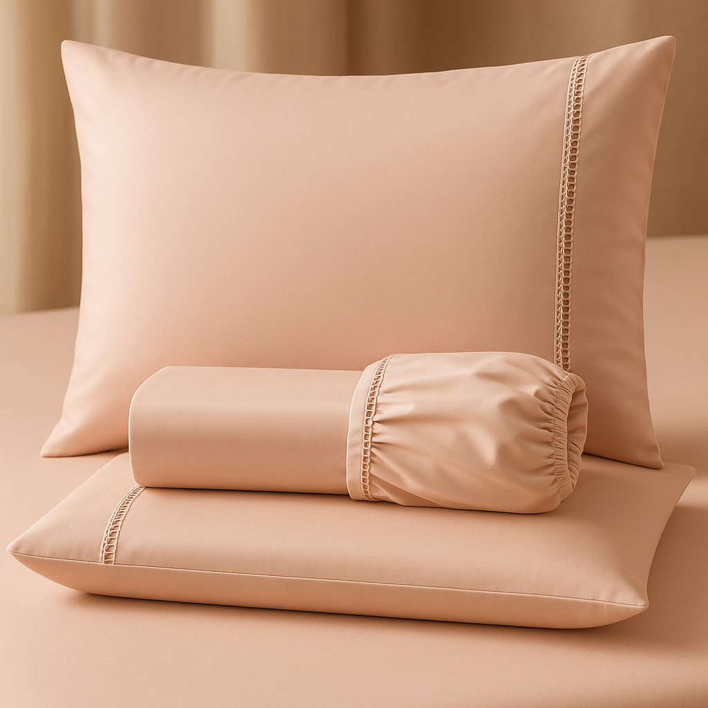 Jogo de Lençol 03 Peças 400 Fios Cama Solteiro Casal Queen King Micropercal Ponto Palito em Oferta na Shopee