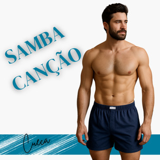 Cueca Samba Canção Rouper Conforto Algodão Macia Leve Cueca Masculina