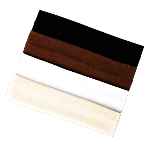 Faixas de Cabelo Penteados e Esportes, Tiaras, Head Branco, Preto, Nude e Marrom escuro