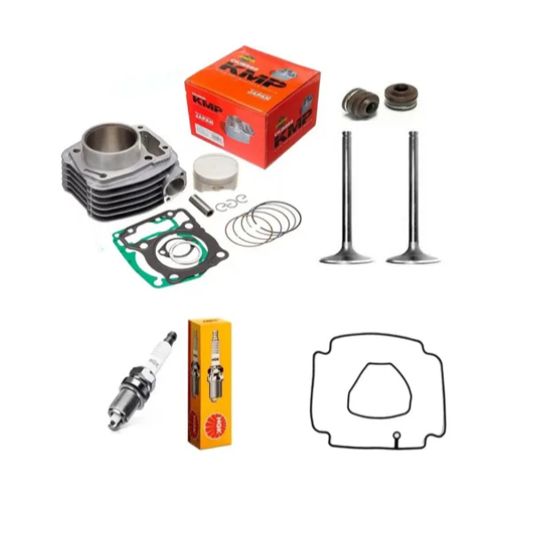Kit Cilindro Motor Válvulas Vela Cg Titan 160 Cg Fan 160 Cg Start 160 Nxr Bros 160