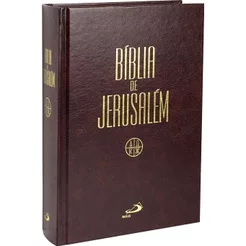 Bíblia de Jerusalém - Vinho - Capa Dura