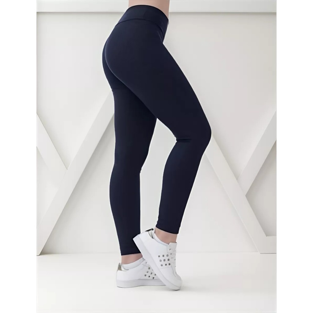 Calça Legging K2B Original Cintura Alta Tecido Grosso em Oferta na Shopee