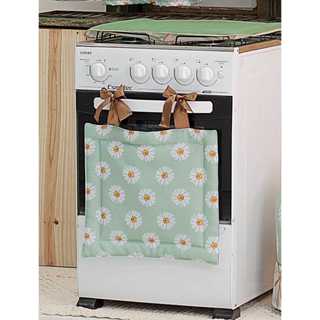 Kit Decoração para fogão 04 bocas Estampa Digital Margaridas em Oferta na Shopee