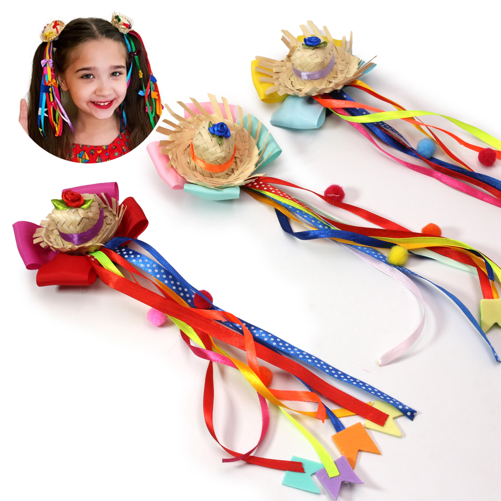 Xuxinha de Festa Junina Adulto e Infantil Cores Sortidas Arraial Chapeuzinho Rábico