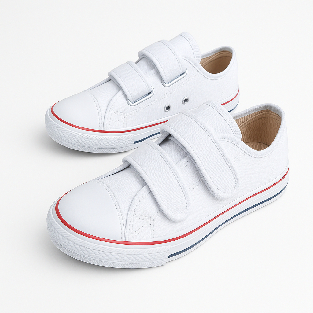 Tênis star N°18 ao 36 Carrapicho velcro seguro Infantil confort criança unissex