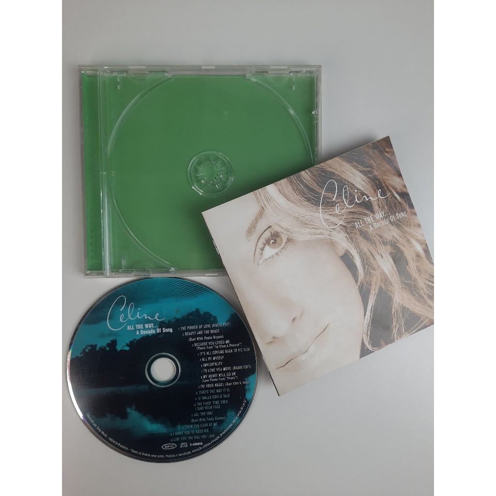 CD Celine All The Way A Decade Of Song 1999 Raro