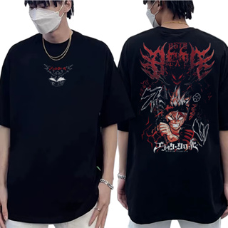 Camiseta Algodão Asta Black Clover em Oferta na Shopee