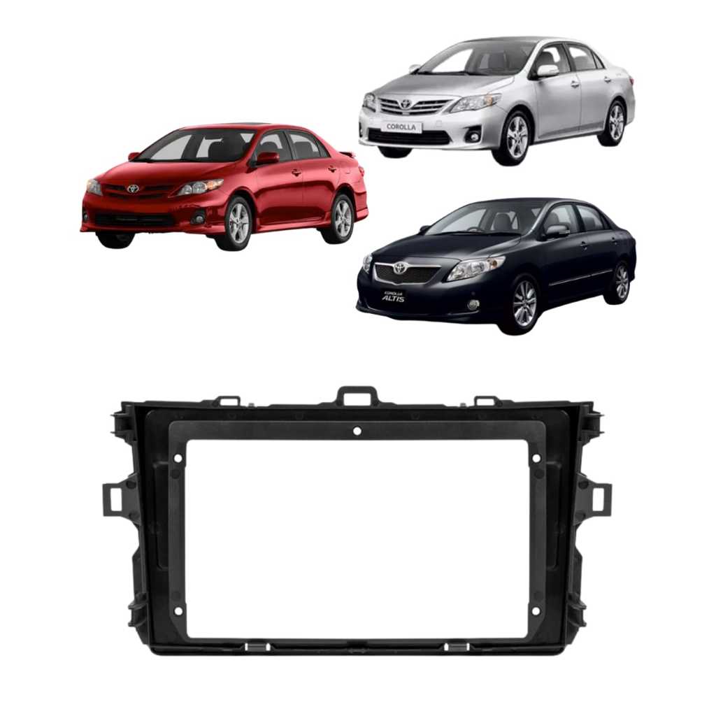 Moldura Toyota Corolla 2008-2013 Grafite 9"