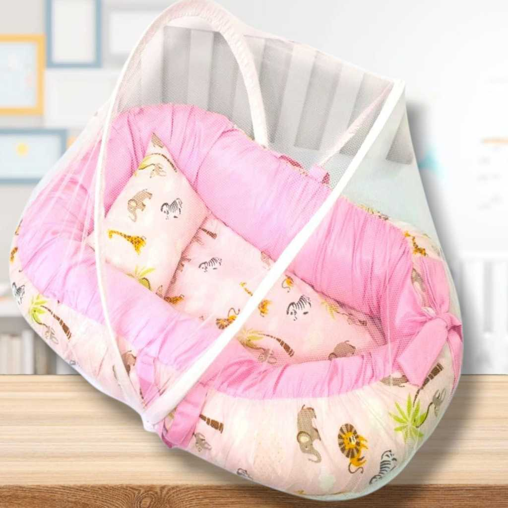 Mosquiteiro para Ninho Redutor de Berço tamanho Universal Segurança do Bebê