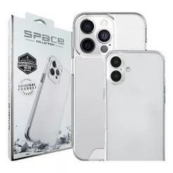 Capa Acrílico Transparente Space Para Iphone，Com película protetora interna e externa
