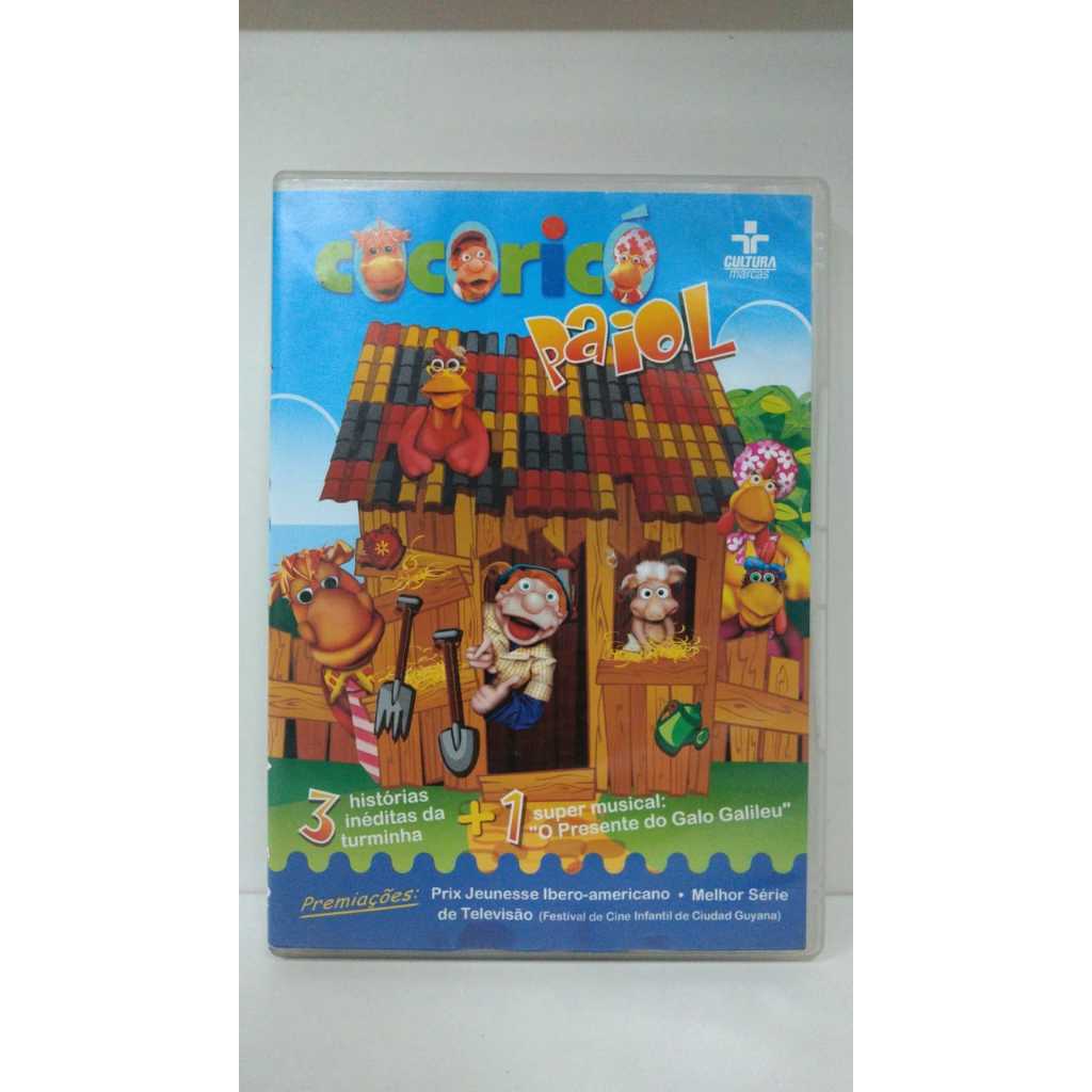 DVD Cocoricó Paiol 3 histórias inéditas da turminha mais um Super Musical md1844