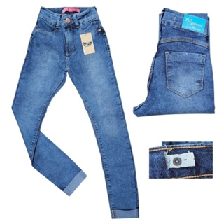 CALÇA JEANS FEMININA  COM ELASTANO  CALÇA FLER  CALÇA JOGGER JUVENIL FEMININA   CALÇA FLARE MENINA COM LYCRA FEMININA em Oferta na Shopee