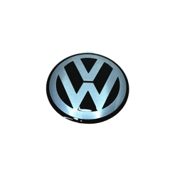 01 Emblema Auto Colante Para Calota Roda VW 90mm