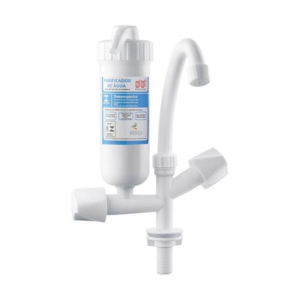 Purificador Mesa Bica Móvel Plus Branco 020 - Herc