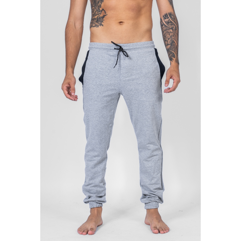 Calça Jogger Cinza Masculina Nicoboco em Moletom – Conforto e Versatilidade em Oferta na Shopee