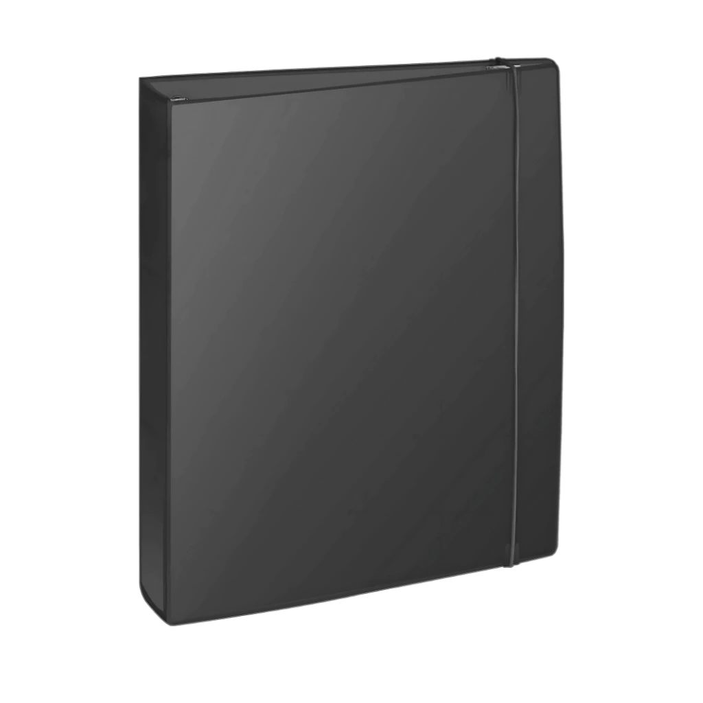 Caderno Argolado A4 Acrimet Com 4 Argolas, Fichário Transparente, Material Escolar, Estudo, Faculdade E Escritório - 804