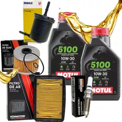 Kit Revisão Cb 250f Twister Troca Óleo Motul 5100 10w30 + Filtros e Vela Iridium (Fina)