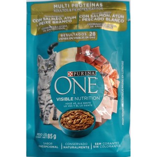 Sache ONE  PURINA para GATOS MULTI PROTEINAS  10 Unidades