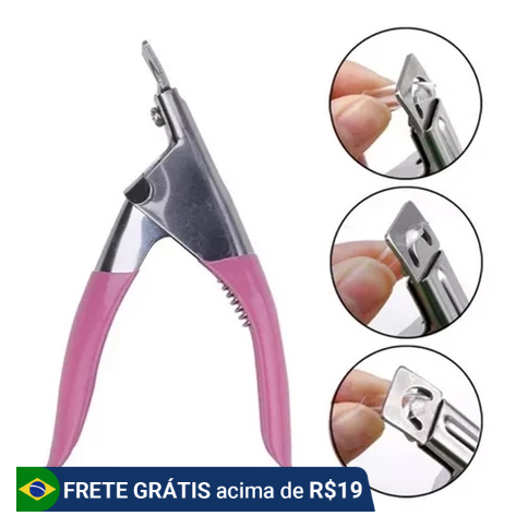 Alicate Cortador De Unha Postiça Gel Tips Acrigel cor aleatorio