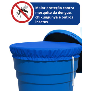 Capa Caixa D'agua 500 Lt Redonda Proteção Sujeira Dengue Utilidades Higiene Proteção Família