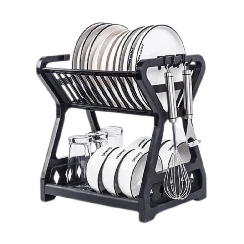 Escorredor De Louça Cozinha Pratos e Talheres Plastico Compacto