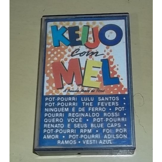 Fita K7 Keijo com Mel, Pot-Pourri Lulu Santos, The Fevers, Reginaldo Rossi