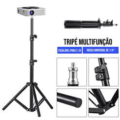 Tripé Suporte Para Projetor Câmera Webcam Estúdio Iluminação Datashow