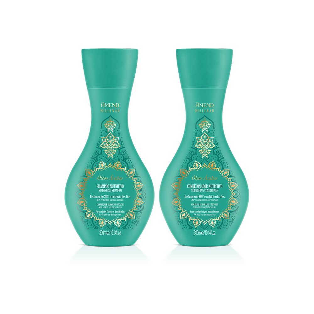 Amend Millenar KIT Óleos Árabes Shampoo e Condicionador 300ml - Beauty