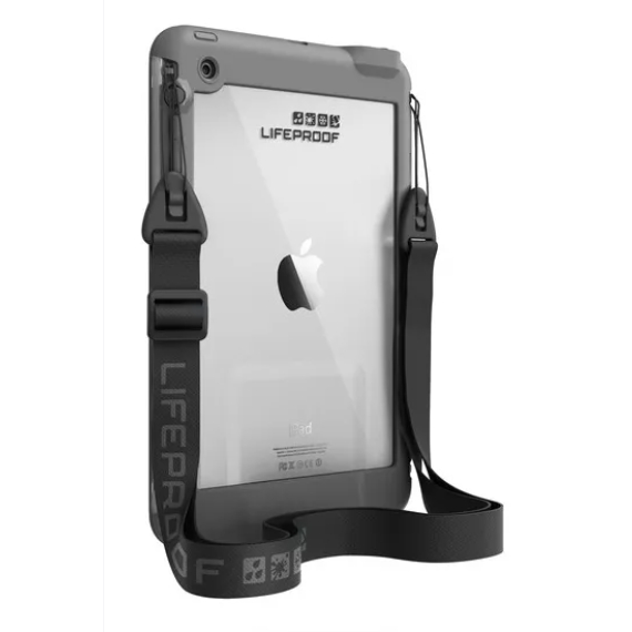 Capa Protetora Nuud Lifeproof Para iPad Mini 1 2 3, Branco e Cinza