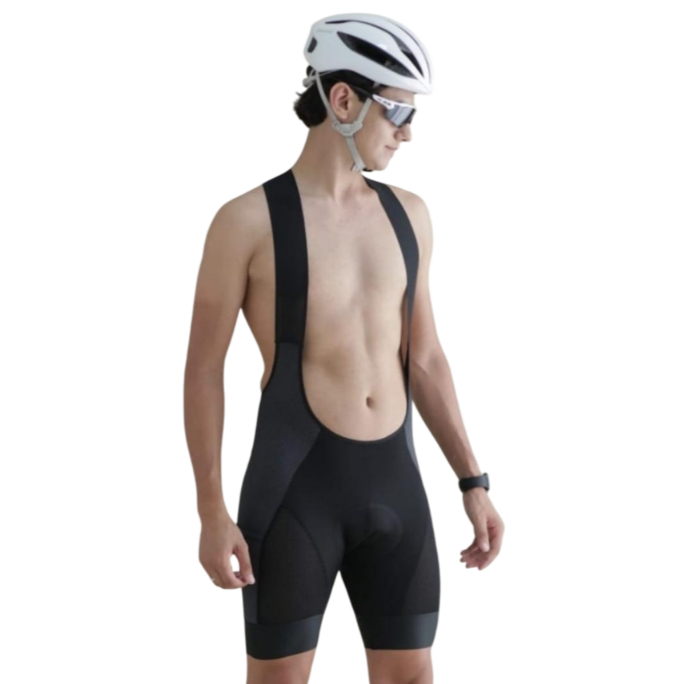 Bretelle Ciclismo Carbon Gel com Bolsos Befast Bermuda com alças Bike MTB