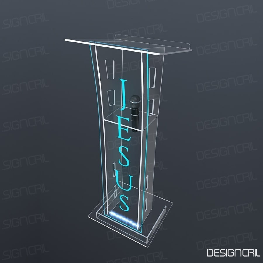 Pulpito Acrilico Elegante Para Igrejas Clean e Moderno em Oferta na Shopee