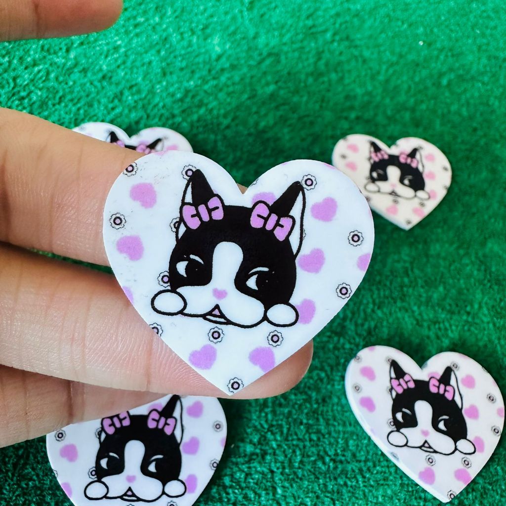 Aplique em acrílico REBECCA BB ( Kit 10 Unidades) em Oferta na Shopee