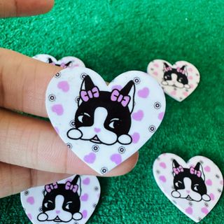 Aplique em acrílico REBECCA BB ( Kit 10 Unidades) em Oferta na Shopee