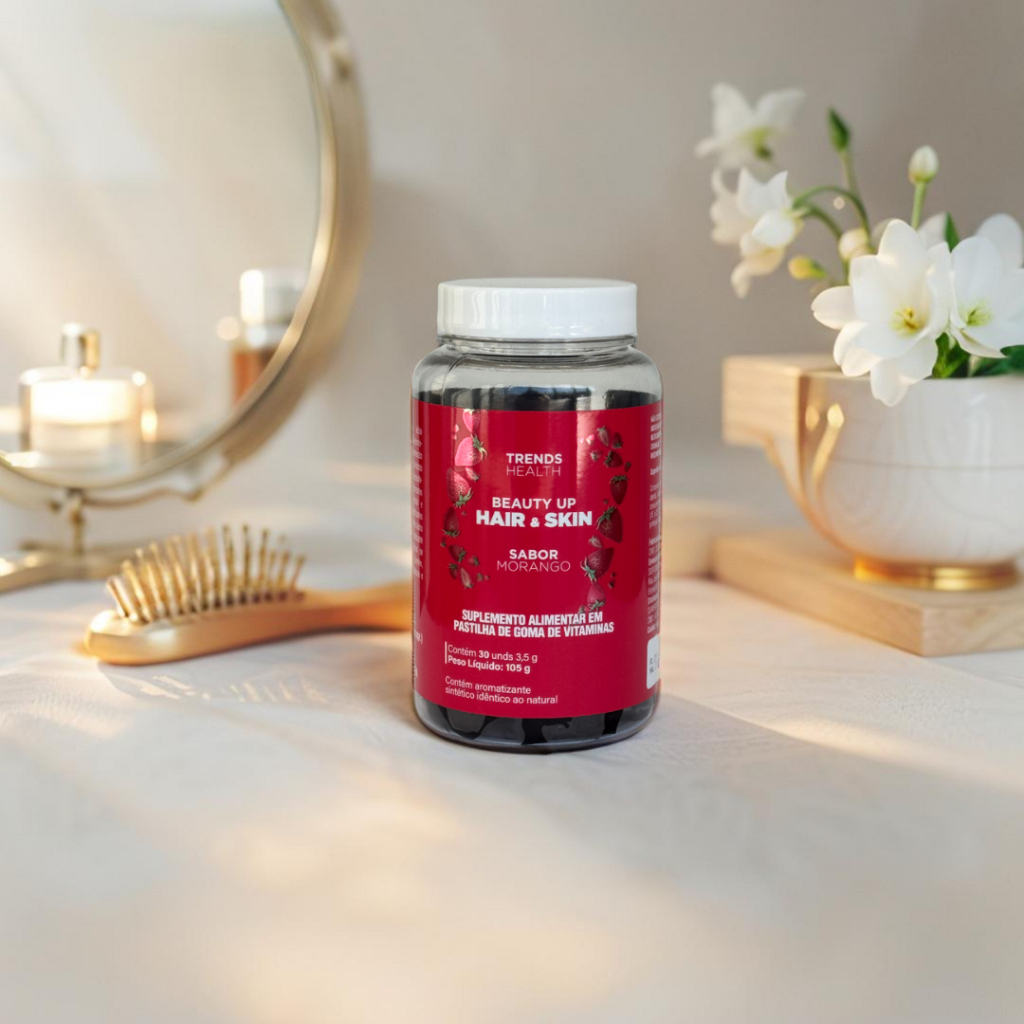 Kit 3 Beauty Up Gummy Hair - Vitamina para Cabelo e unhas em goma