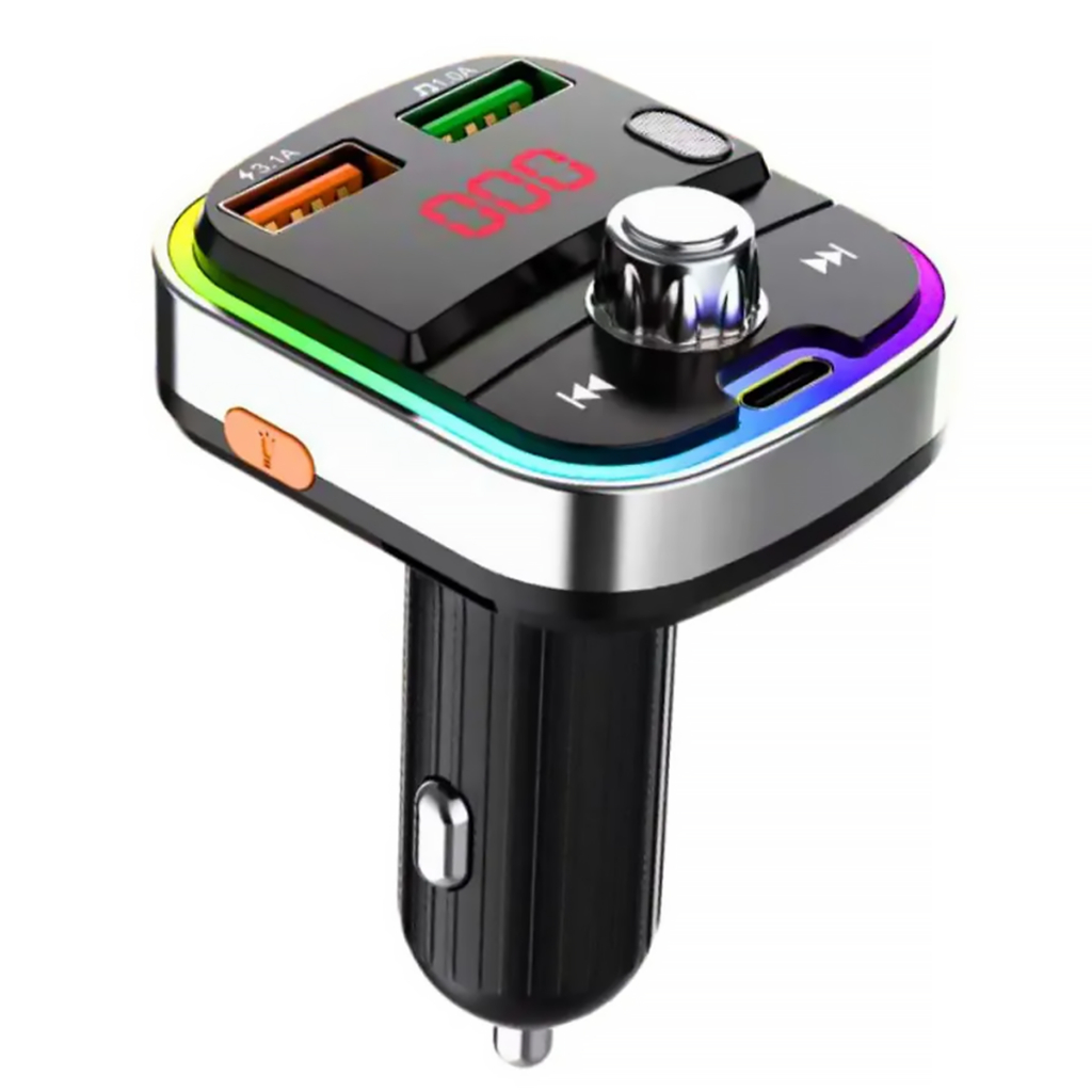 Carregador Veicular Transmissor Bluetooth FM SD Dual USB Celular Carro Inova - Spare Parts and Accessories for Vehicles