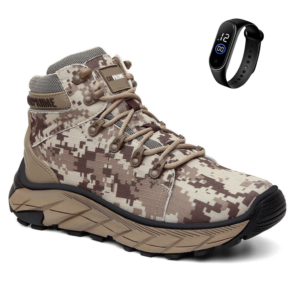 Bota Botina Masculina Material Premium Palmilha Conforto em Gel Original Com CA 47751