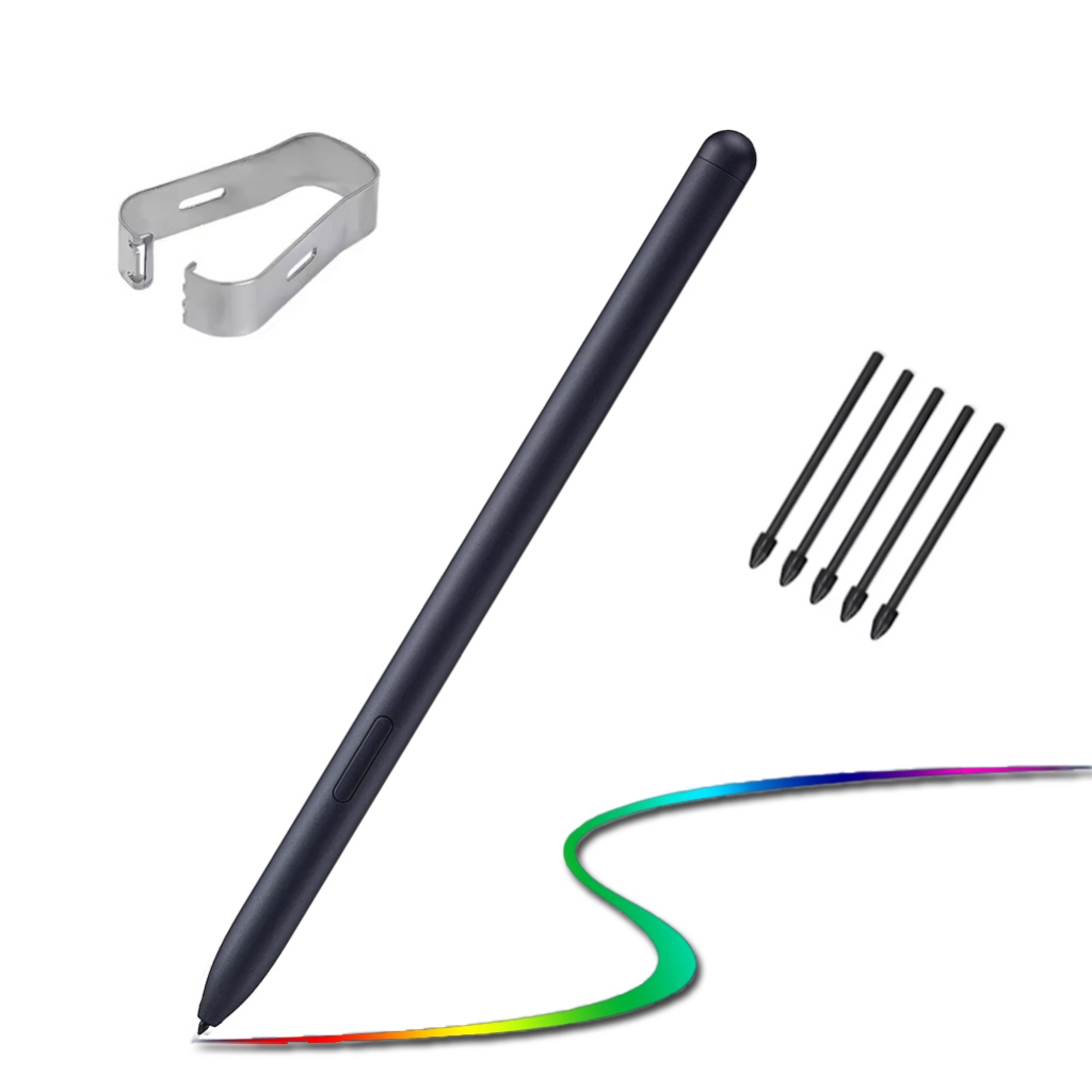Caneta Touch Stylus S-Pen para Galaxy Book 2 com Sensor Pressão + Pontas (Sem Bl