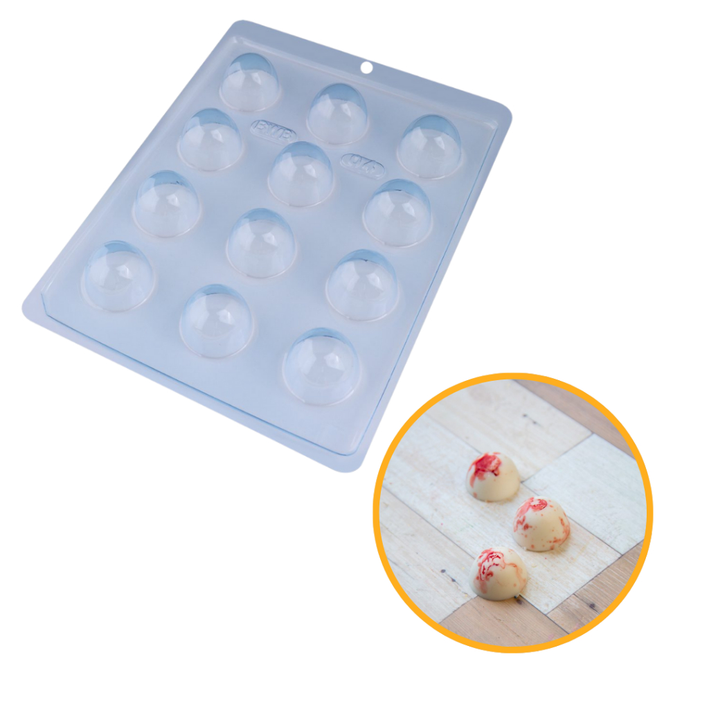 1~10 Forma Simples Cereja Lisa 04 em Acetato BWB Para Bombom e Doces em Oferta na Shopee