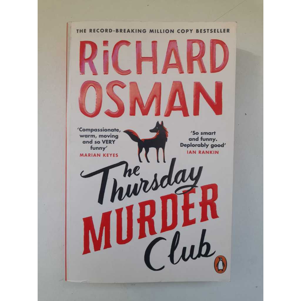 The Thursday Murder Club - Livro de capa comum (inglês) - Autor Richard Osman