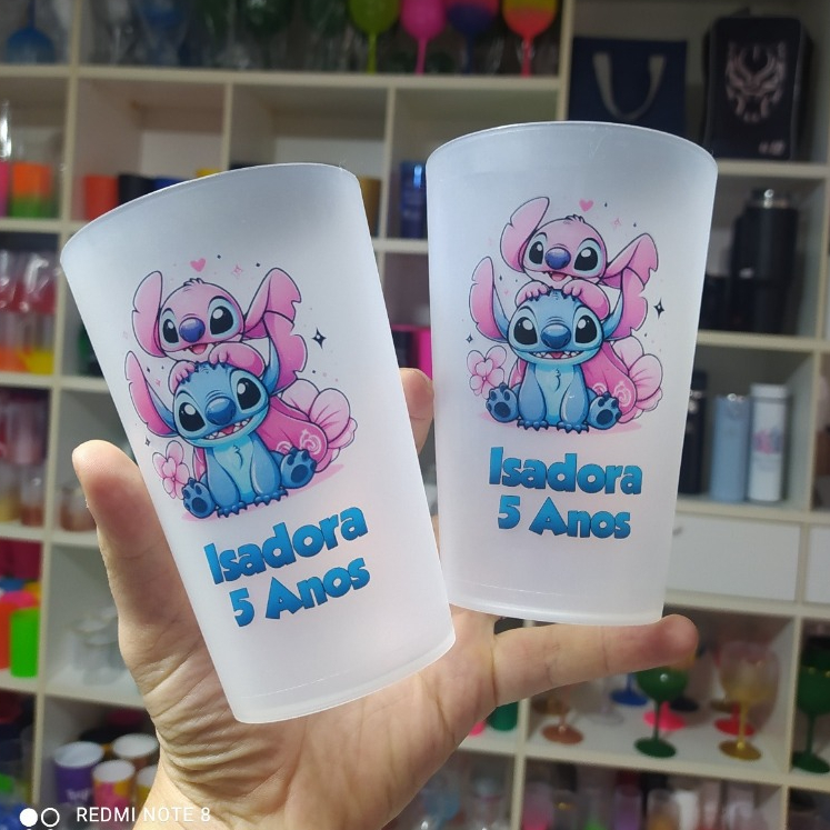 Kit 25 Copos Ecológicos Personalizados 500ml Para Festa, Eventos, Formatura, Festa Junina, Aniversário, São João, Brinde