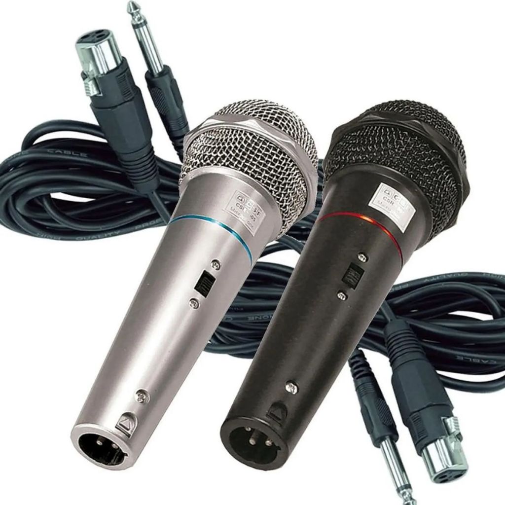 Microfone Dinâmico Csr 505 C/ Fio Par Voz Vocal Vocalista