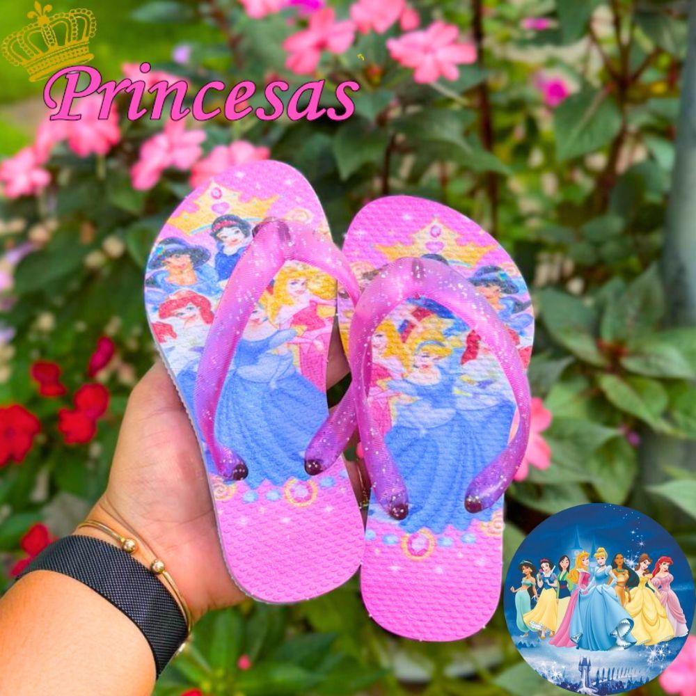 Chinelo Infantil 25 ao 32 Confortável Verão Estampado