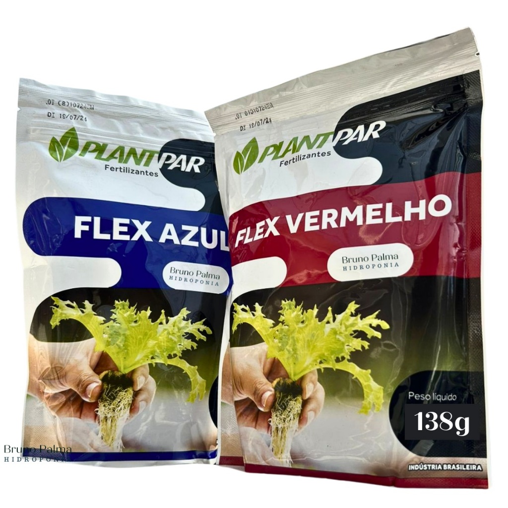 Flex Vermelho e Azul para Hidroponia - 200 Litros em Oferta na Shopee