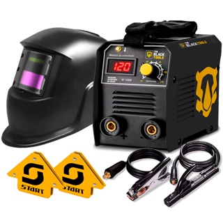 Maquina Inversora De Solda 120a 220v Mma The Black Tools + Acessórios em Oferta na Shopee