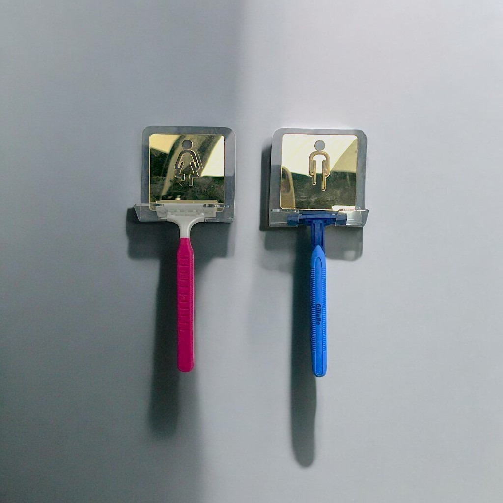 Suporte de Parede Aparelho de Barbear Presto Barba Lâmina Em Acrílico Homem e Mulher em Oferta na Shopee